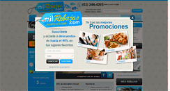 Desktop Screenshot of milrebajas.com